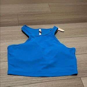Blue Women's sports bra